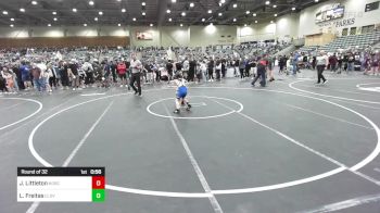 70 lbs Round Of 32 - John Littleton, NorCal Nomads vs Leo Freitas, Cloverdale Wresting Club