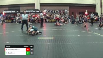 85 lbs Round 2 (6 Team) - Harry Scott, Contenders Wrestling Academy Blue vs Maxwell Schnurstein, Ares