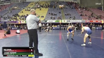 141 lbs Semis (4 Team) - Bo Davis, Corban University vs Caden Manion, Oklahoma City