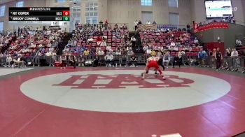 132 lbs 5th Place Match - Brody Connell, McCallie School vs NY Cofer, Baylor School
