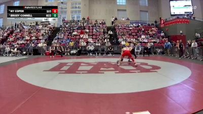 132 lbs 5th Place Match - Brody Connell, McCallie School vs NY Cofer, Baylor School