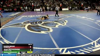 Quarterfinal - Kason Bruns, Sutherland vs Ryan Woitaszewski, Wisner-Pilger