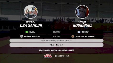 Eduardo Oba Sandini vs Samuel Rodriguez 2025 ADCC South American Championship
