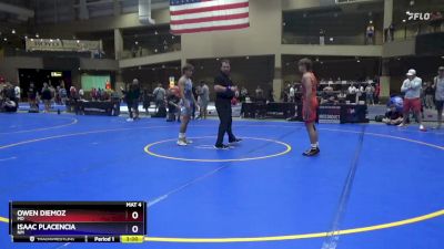 165 lbs Cons. Round 3 - Owen Diemoz, MO vs Isaac Placencia, NM