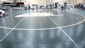 116 lbs Round Of 16 - Auriana Wakinekona, Grapplers HI vs River Klein, Gold Rush Wr Ac