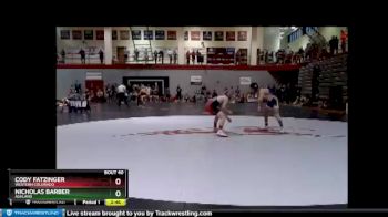 125 lbs Champ. Round 1 - Cody Fatzinger, Western Colorado vs Nicholas Barber, Ashland