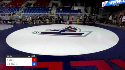 132 lbs Cons 32 #2 - Tavarre Lee, WA vs Kaden Allen, KS