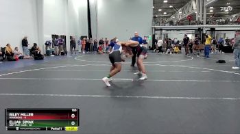 165 lbs Semis (4 Team) - Elijah Simak, Grit Mat Club vs Riley Miller, Mavericks