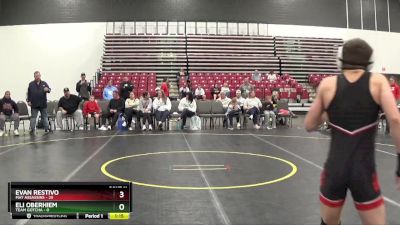 90 lbs Placement Matches (8 Team) - Evan Restivo, Mat Assassins vs Eli Oberhiem, Team Gotcha