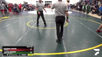 215 lbs Quarterfinal - Kayden Cartee, Mayfair vs Justin Rogers, West Torrance