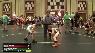 70 lbs Round 1 (4 Team) - Beau Havers, Ares vs Xavier Berckman, Upper Twp W/C