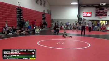 7th Place Match - Daxxton Martin, Dragons Lair vs Curtis Kuenzler, Mediapolis Youth Wrestling