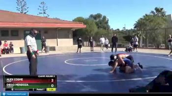 160 lbs Champ. Round 2 - Alex Cosme, Vista vs Diego Mendoza, Carter