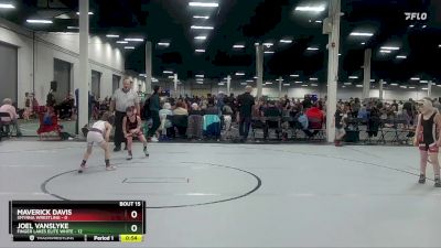 48 lbs Round 3 (10 Team) - Joel VanSlyke, Finger Lakes Elite White vs Maverick Davis, Smyrna Wrestling