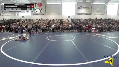 87 lbs Champ. Round 1 - Colton Merithew, Canastota Raider Wrestling Club vs Rocco Necci, East Aurora Wrestling Club