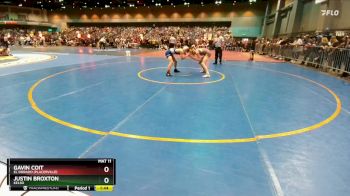 132 lbs Champ. Round 2 - Gavin Coit, El Dorado (Placerville) vs Justin Broxton, Kelso