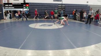 90 lbs Cons. Semi - Abel Reed, Southern Idaho Training Center vs Gus Jakovac, Homedale Wrestling Club