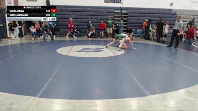 90 lbs Cons. Semi - Abel Reed, Southern Idaho Training Center vs Gus Jakovac, Homedale Wrestling Club