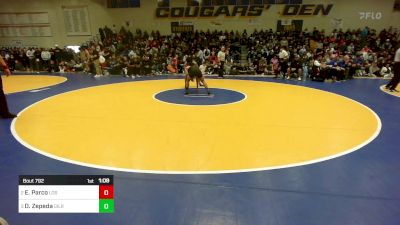 153 lbs Semifinal - Ej Parco, Los Gatos vs Daniel Zepeda, Gilroy