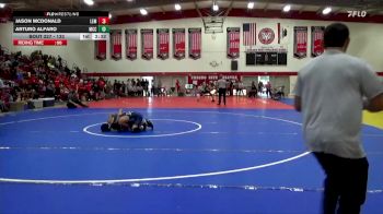 133 lbs Cons. Round 2 - Arturo Alfaro, Moorpark CCC vs Jason Mcdonald, Lemoore College