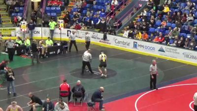 212 lbs Consi Of 32 #2 - Alexander Brackman, North Hills vs Owen Burket, Latrobe