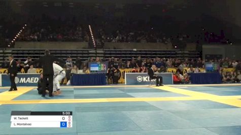 William Tackett vs Lucas Montalvao 2018 Pan Jiu-Jitsu IBJJF Championship