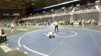 80 lbs Semifinal - Emery McQuillen, Victory WC Loveland vs Hayden Robinson, Thermopolis WC
