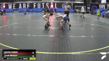 85 lbs Round 2 - Tyler Bradley, NA vs Colton Corbat, NA