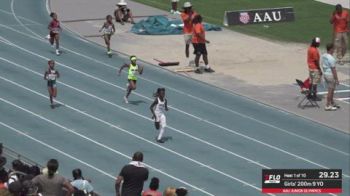 2026 AAU Junior Olympic Games - Youth Girls' 200m, Prelims 1 - Age 9