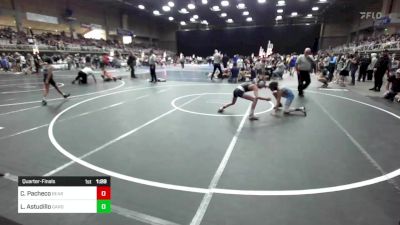 83 lbs Quarterfinal - Cristiano Pacheco, Bear Cave vs Luis Astudillo, Garden City WC