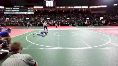 154 lbs Cons. Round 4 - Aaron Beranek, BLW3 vs Easton Wagner, DEF2