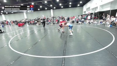 144 lbs Braylon Reynolds, Team Indiana Gold vs Madden Sandoval, Team Oregon