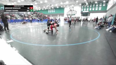150 lbs Cons. Round 3 - Johnny Rangel, Adelanto vs Abraham Gonzalez, Indio