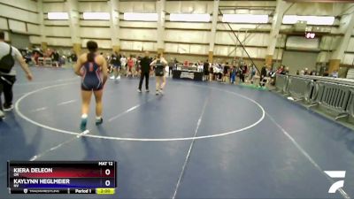 127 lbs Cons. Semi - Kiera Deleon, OR vs Kaylynn Heglmeier, NV