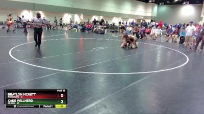 152 lbs Round 1 (16 Team) - Braylon Mcnett, Rosewood vs Cade Willnerd, SD Red