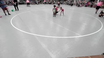 52-57 lbs Round 1 - Brynlee Holeman, Awa vs Penelope Flores, Cory Clark Wrestling