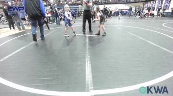 54 lbs Rr Rnd 4 - Adaley Ballard, Comanche Takedown Club vs Elowen Upton, Harrah Little League Wrestling