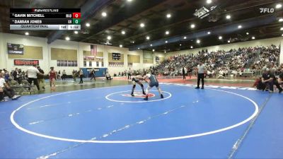 132 Boys Quarterfinal - Gavin Mitchell, Madison vs Damian Jones, Granite Hills