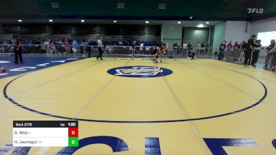 113 lbs Consi Of 32 #2 - Allen Woo, IL vs Hunter Jauregui, CA