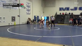 125 lbs Cons. Round 2 - Alejandro Osorio Rogel, Delta College vs Kalvin Robbins, Sierra College