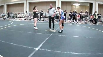 130 lbs Consi Of 8 #2 - Bella Mendoza, Crismon Wrestling vs Briauna Conley, T.w.c.