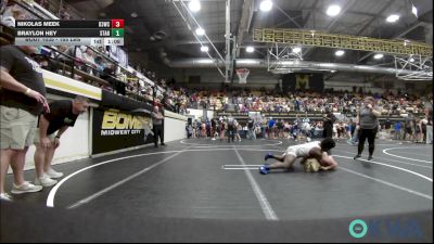155 lbs Semifinal - Nikolas Meek, D3 Wrestling Cluib vs Braylon Hey, Standfast