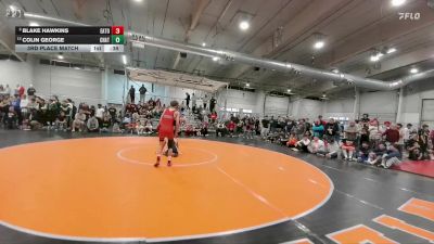 120 lbs 3rd Place Match - Blake Hawkins, Eaton vs Colin George, Chatfield