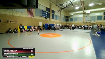 155lbs Champ. Round 1 - Grace Kestyus, Naches Valley (Girls) vs Emma Thompson, Moses Lake (Girls)