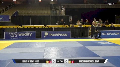Enzo Marasciulo L. Silva vs Lucas De Bonis Lopes 2026 Pan Jiu Jitsu IBJJF Championship