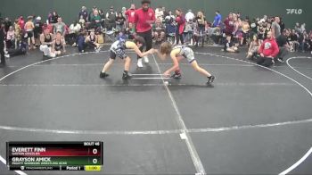 85 lbs Cons. Round 3 - Grayson Amick, Mighty Warriors Wrestling Acad vs Everett Finn, Gaston Grizzlies