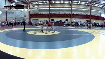 110 lbs Cons. Round 1 - Mikaela Najera, Bolingbrook HS vs Meghan Ciukaj, Marist HS