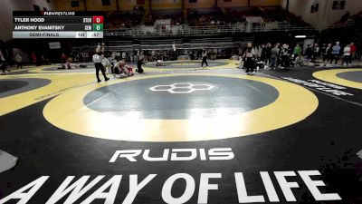 150 lbs Semifinal - Tyler Hood, St. Christopher's vs Anthony Evanitsky, Wyoming Seminary