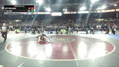 157 lbs Champ. Round 2 - Jett Williams, New Plymouth vs Ali Ijaz, Siuslaw