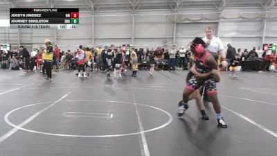 120 lbs Round 4 (6 Team) - Jordyn Jimenez, Mitten Mayhem vs Journey Singleton, Donahue WA